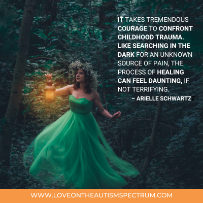 Quote about childhood trauma by Arielle Schwartz