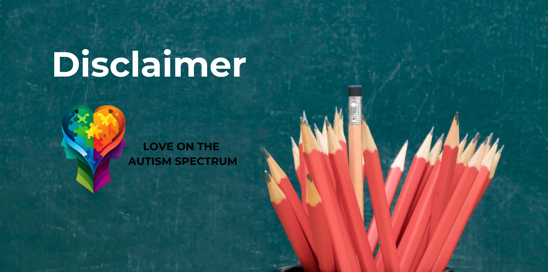 Disclaimer for Love on the Autism Spectrum