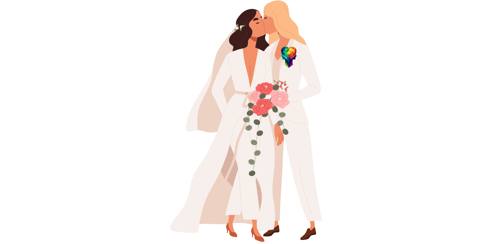 A cartoon of two woman expressing How ADHD Can Impact a Marriage: Love & Attention