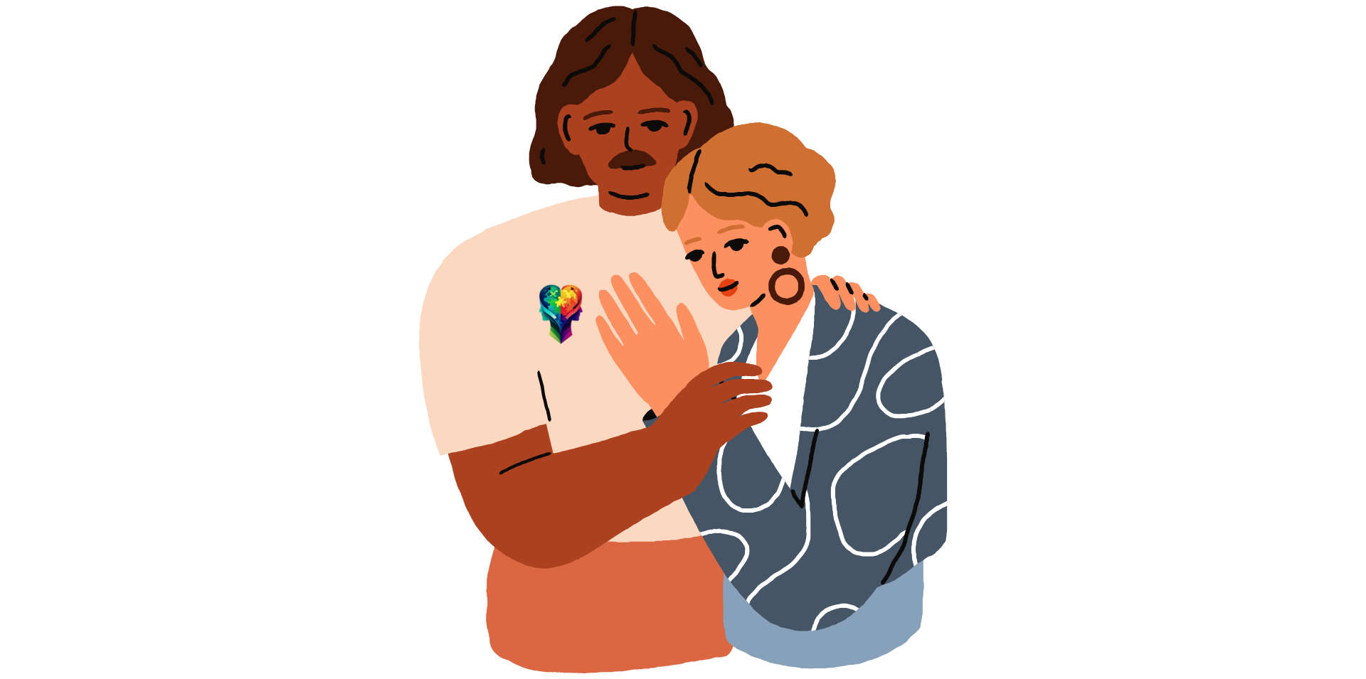 A cartoon couple talking about How ADHD Sabotages Relationships and How to Fix It