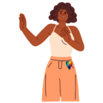 A cartoon black woman sharing Top Strategies on How to Reduce Anxiety in Autistic Adults