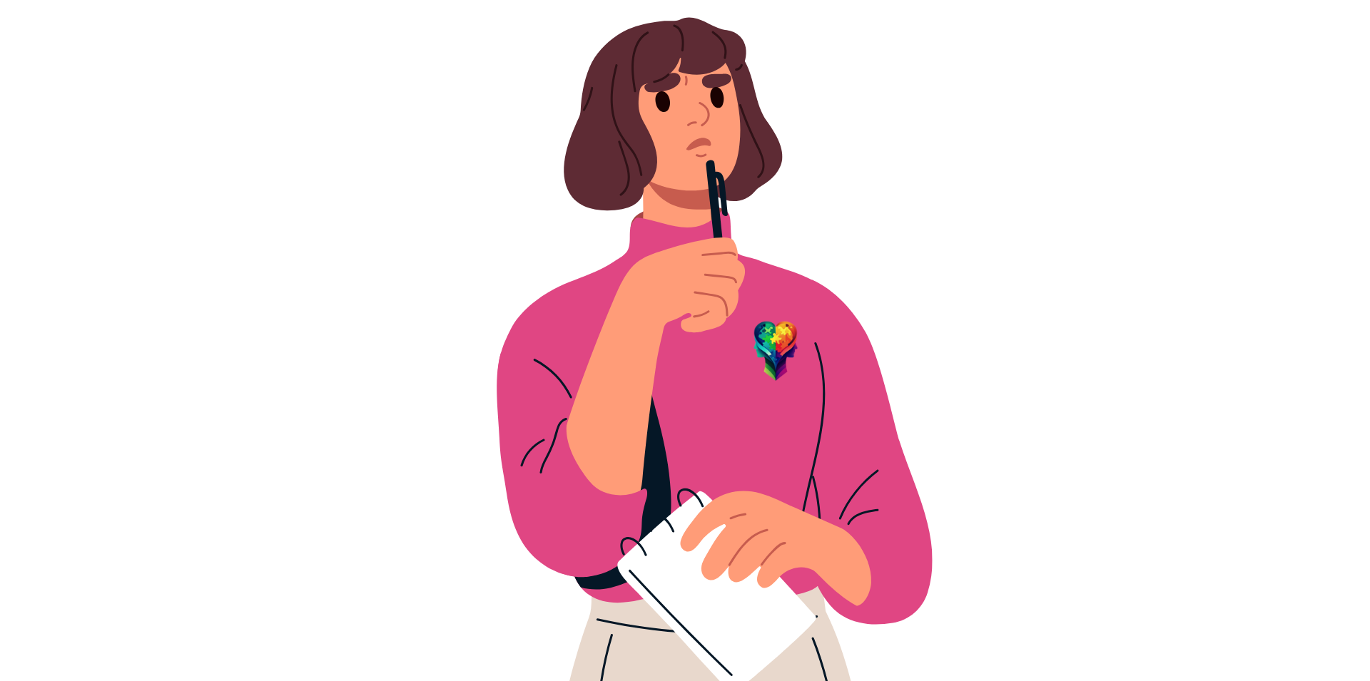A cartoon woman thinking about Autism and Emotion What They Really Look Like (And Why It’s Time We Look Again)